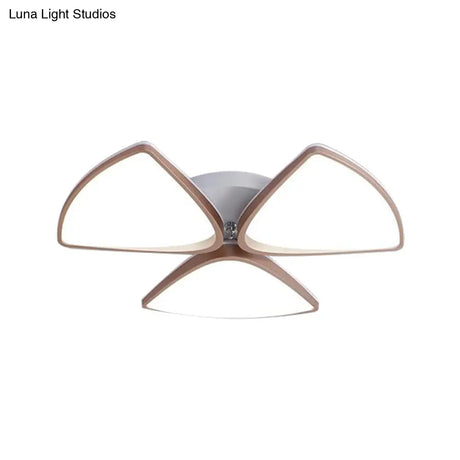 Modern Acrylic Bedroom Ceiling Light Fixture 3/4/5 Heads In White With 3 Color Options