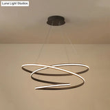 Modern Acrylic Chandelier Pendant Light Fixture With Led Suspension In Warm/White Available