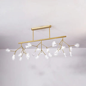 Modern Acrylic Firefly Island Pendant Ceiling Lights For Dining Room 27 Gold / Frosted