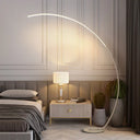 Modern Acrylic Floor Lamp: White Led Lighting For Living Room With Fishing Rod Stand /