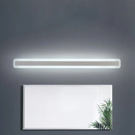 Modern Acrylic Led Bathroom Vanity Lighting Fixture In Warm/White Light 16/19.5/23.5 Wide White / 16