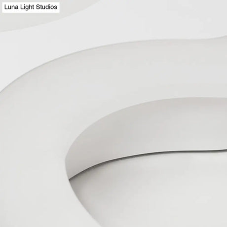 Modern Acrylic Led Ceiling Lamp - Stylish Y - Shaped Flush Light In White For Foyer Or Hotel