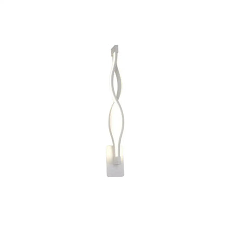 Modern Acrylic Twist Wall Light Sconce In Black/White - Neutral/Warm/White