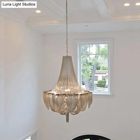 Modern Aluminum Led Chandelier Pendant Light Fixture For Living Room