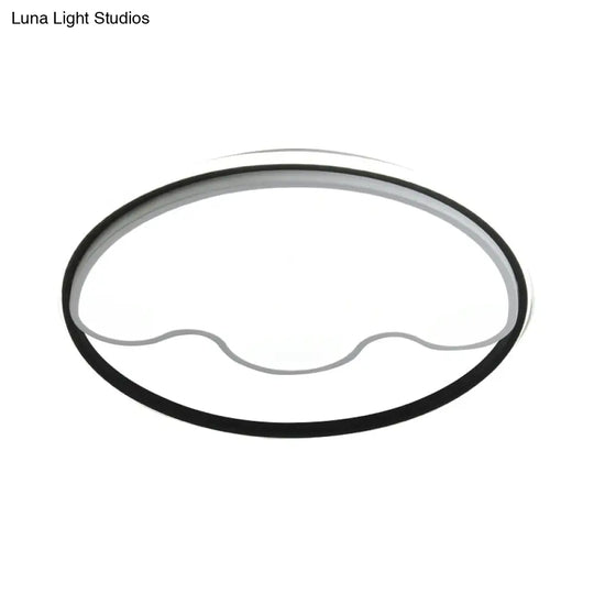 Modern Animal Paw Led Flush Mount Ceiling Light For Study Room - Eye-Caring & Acrylic Lamp