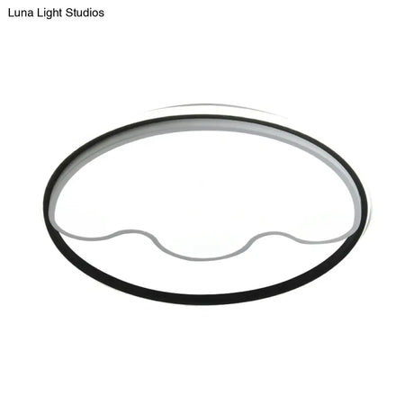 Modern Animal Paw Led Flush Mount Ceiling Light For Study Room - Eye - Caring & Acrylic Lamp