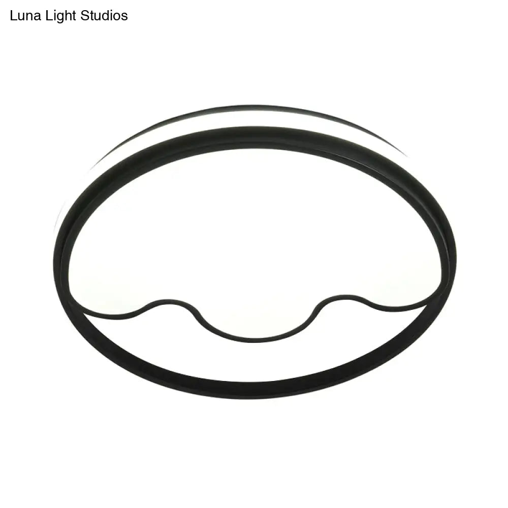 Modern Animal Paw Led Flush Mount Ceiling Light For Study Room - Eye - Caring & Acrylic Lamp