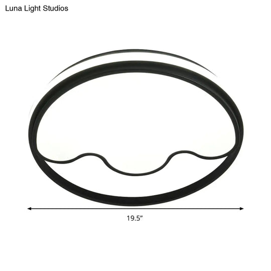 Modern Animal Paw Led Flush Mount Ceiling Light For Study Room - Eye - Caring & Acrylic Lamp