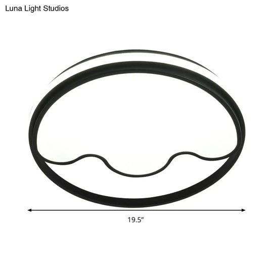 Modern Animal Paw Led Flush Mount Ceiling Light For Study Room - Eye-Caring & Acrylic Lamp