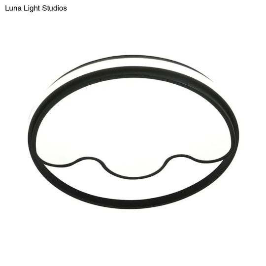 Modern Animal Paw Led Flush Mount Ceiling Light For Study Room - Eye-Caring & Acrylic Lamp