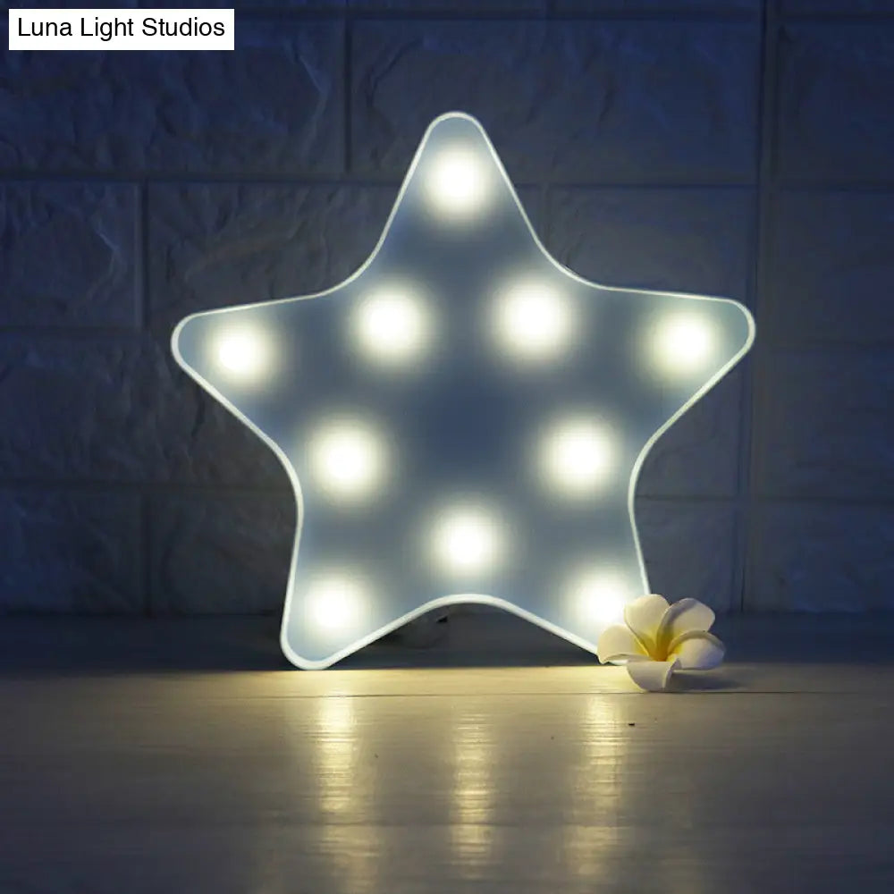 Modern Battery-Operated Led Wall Night Light - Star Stand Lighting