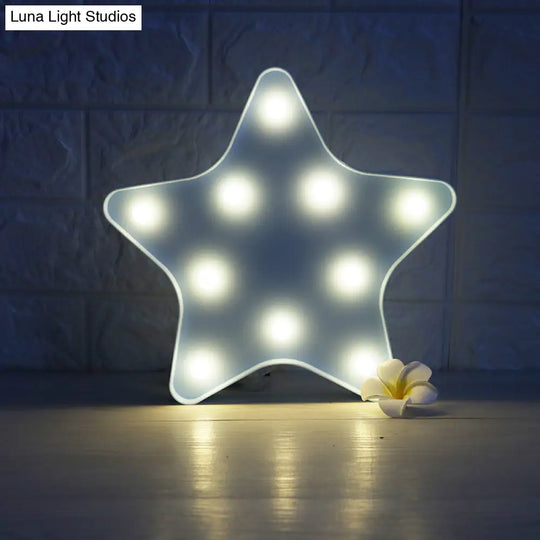 Modern Battery-Operated Led Wall Night Light - Star Stand Lighting