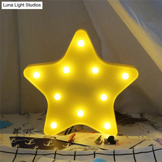 Modern Battery-Operated Led Wall Night Light - Star Stand Lighting