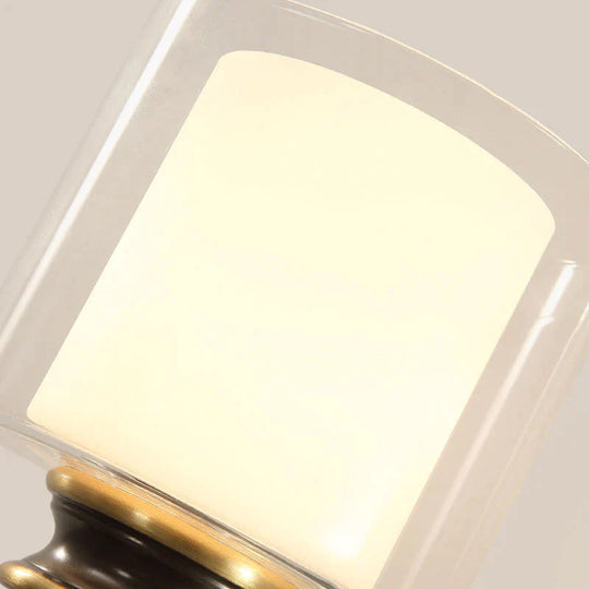 Lampe de chambre moderne Applique murale en cuivre à miroir unique