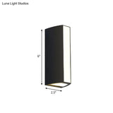 Modern Black Triangle Prism Led Wall Light In Warm/White - Small/Medium/Large Sizes