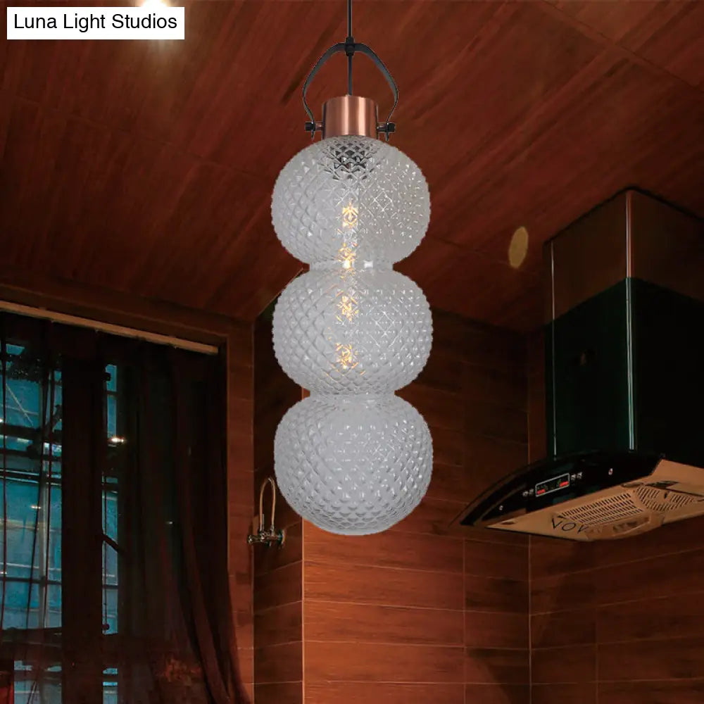 Modern Bubble Hanging Light: White/Chrome/Amber Glass 1 Head Ceiling Suspension Lamp For Hallway
