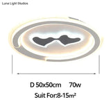 Modern Ceiling Lights Lamp White Cartoon Shape High Quality For Baby Room Bedroom Fixtures Color / J