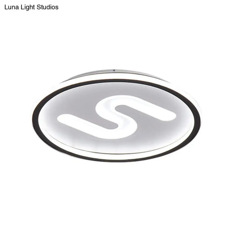 Modern Clear Glass Round Flush Mount With 9 Lights In Black/Gold And Warm/White - 16’/19.5’ Width