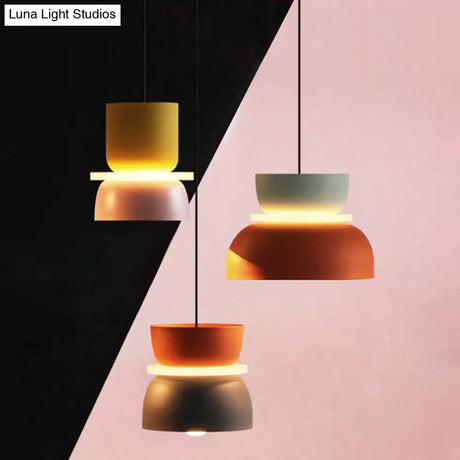 Modern Contemporary Pendant Lighting Colorful Macaron LED Hanging Light Fixture pendant Light