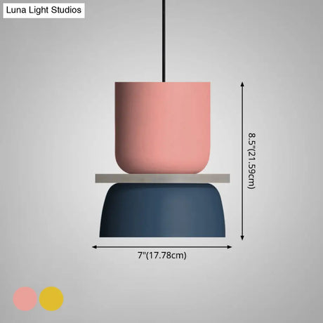 Modern Contemporary Pendant Lighting Colorful Macaron LED Hanging Light Fixture pendant Light