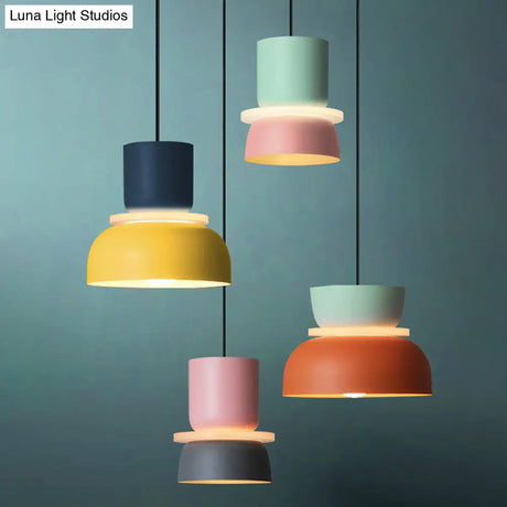 Modern Contemporary Pendant Lighting Colorful Macaron LED Hanging Light Fixture pendant Light