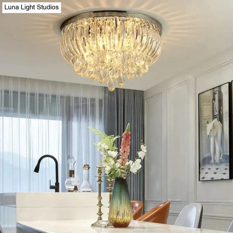 Modern Crystal Ceiling Lights For Kitchen Living Room Kids Bedroom Lamp Vintage Led Dining Light