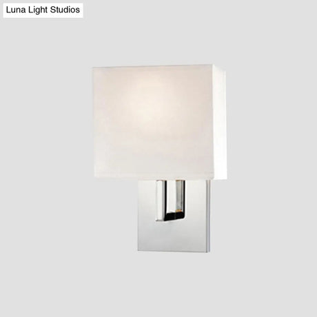Modern Fabric Drum Wall Mount 1 Light Sconce In Black/White