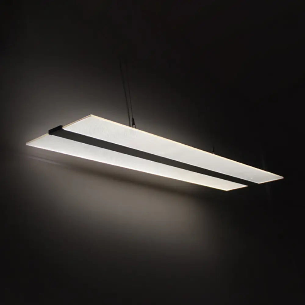 Modern Flaky Pendant Light: Acrylic Led Hanging Lamp Kit In Warm/White/Natural Light