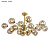 Modern Glass Bubble Chandelier Pendant Lights For Bedrooms