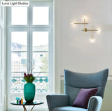 Modern Gold Crisscross Wall Mounted Sconce Light For Bedroom - Creative Simplicity