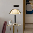 Modern Gold Metal Nightstand Lamp For Living Room 1 Head Table Lighting