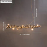 Modern Gold Metal Pendant Lighting With Glass Spherical Shade - Ideal For Dining Table Or Island