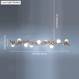 Modern Gold Metal Pendant Lighting With Glass Spherical Shade - Ideal For Dining Table Or Island