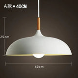 Modern Hanging Ceiling Lamps Wood Aluminium E27 Pendant Lights Dining Room Table Bedside Kitchen