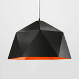 Modern Hanging Metal Bowl Light – Single Suspension For Library Bedroom Black / 10’