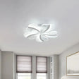 Modern Heart-Shaped Led Ceiling Lamp - Acrylic Flush Mount Light For Living Room With 5/9/15