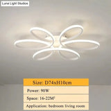 Modern Led Ceiling Lamp Lighting For Living Room Lustre Lamparas Light 72W 90W 120W Lampadario Lamp