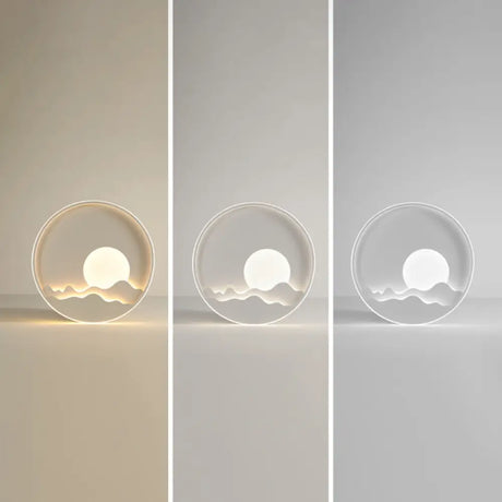 Modern Led Ceiling Light - Stylish Metal Flush Mount For Living Room White Shade / 19.5’ Third Gear