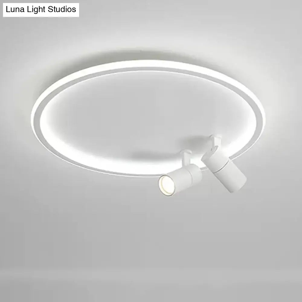 Modern Led Ceiling Light With Nordic Acrylic Design - Perfect For Study Rooms