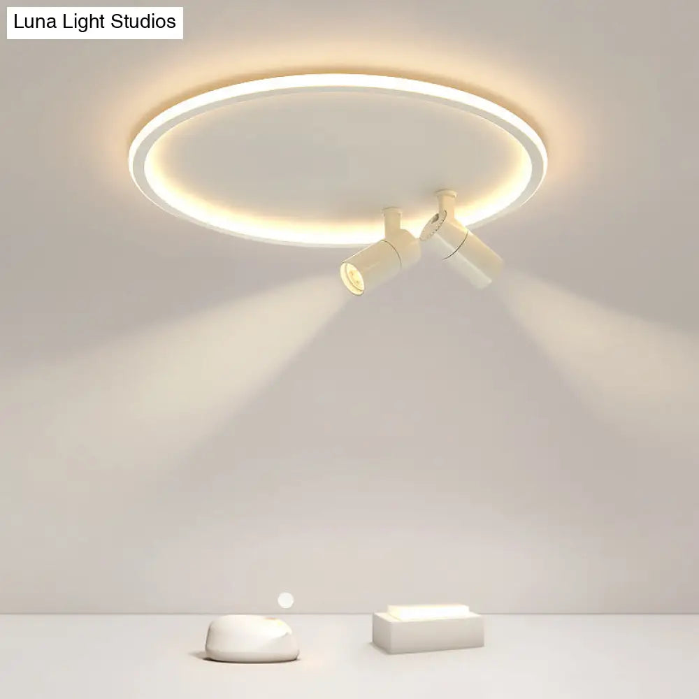Modern Led Ceiling Light With Nordic Acrylic Design - Perfect For Study Rooms