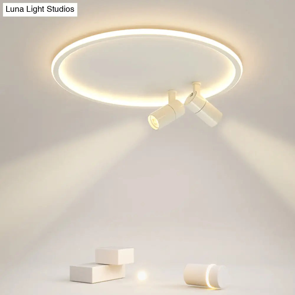 Modern Led Ceiling Light With Nordic Acrylic Design - Perfect For Study Rooms