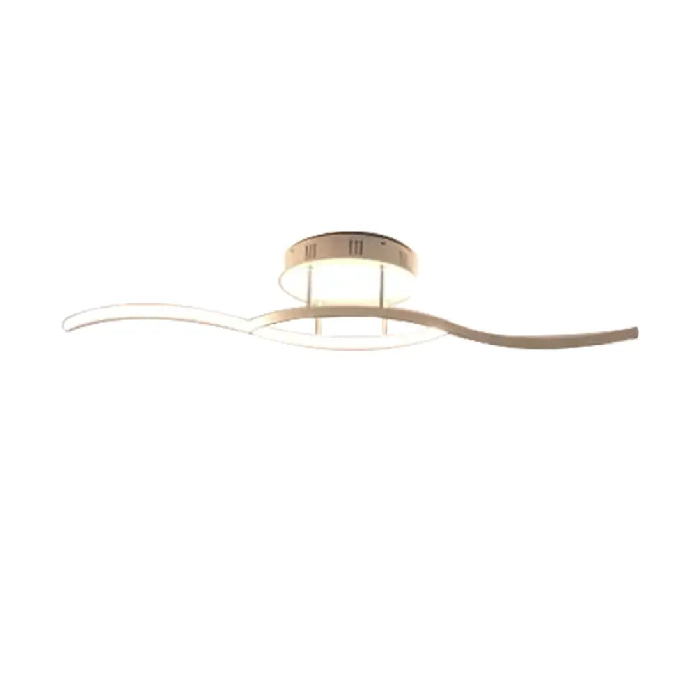Modern Led Ceiling Lights For Living Room Bedroom Study Foyer Home Round Lamp Matte Black/White