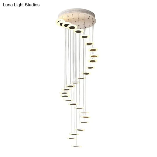 Modern LED Chandelier Living Room Pendant Lamp Bedroom Fixtures Stairs Suspended Lights Restaurant HangingC Lighting