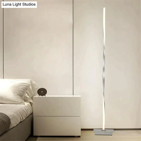Modern Led Floor Lamp For Living Room Standing Pole Light Bedrooms Offices Bright Dimmable Table