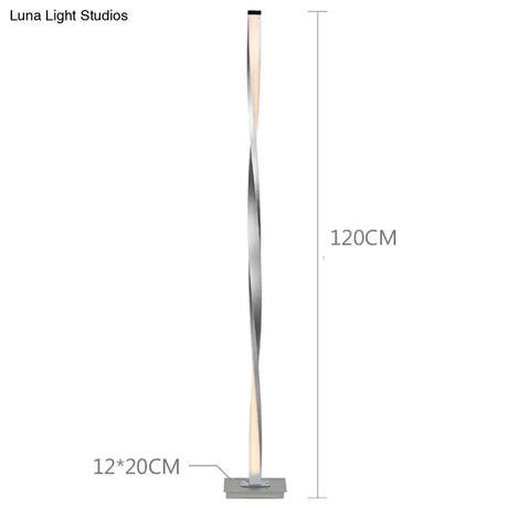 Modern Led Floor Lamp For Living Room Standing Pole Light Bedrooms Offices Bright Dimmable Table