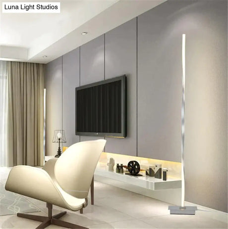 Modern Led Floor Lamp For Living Room Standing Pole Light Bedrooms Offices Bright Dimmable Table