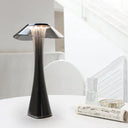 Modern Led Grey Bedside Table Lamp With Small Waist And Stylish Acrylic Lighting