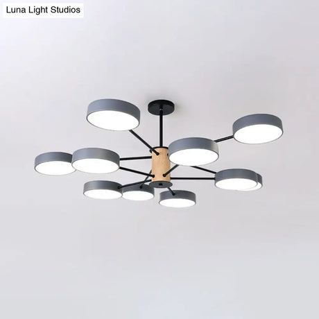 Modern Led Nordic Branch Chandelier - Acrylic Living Room Ceiling Light