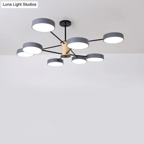 Modern Led Nordic Branch Chandelier - Acrylic Living Room Ceiling Light