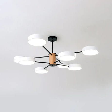 Modern Led Nordic Branch Chandelier - Acrylic Living Room Ceiling Light 8 / White